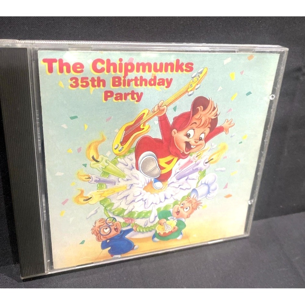 The Chipmunks CD 35th Birthday Party | RARE | Witch Doctor -  Beat It. Clean CD